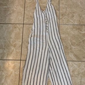 Striped Jumpsuit